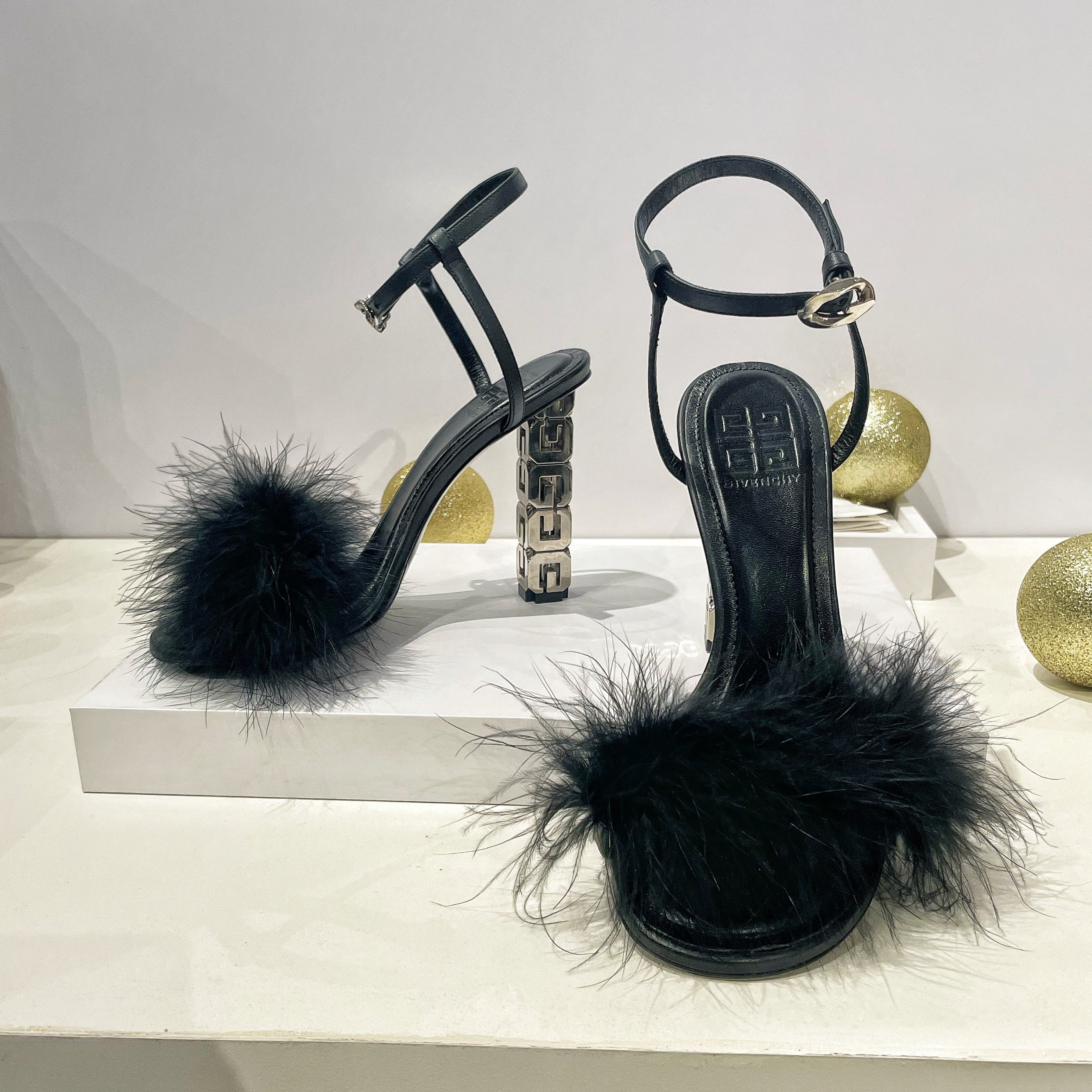 GIVENCHY G CUBE SANDALS - 105MM - Size 37