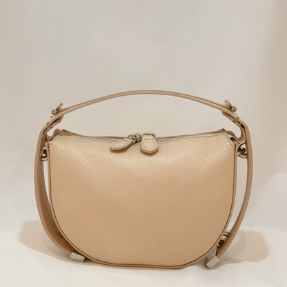 Gina Monroe Cush Leather Half Moon Bag