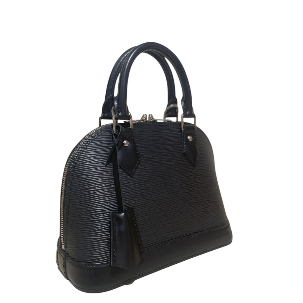 Louis Vuitton Alma BB Handbag in Epi Leather with Jacquard Strap