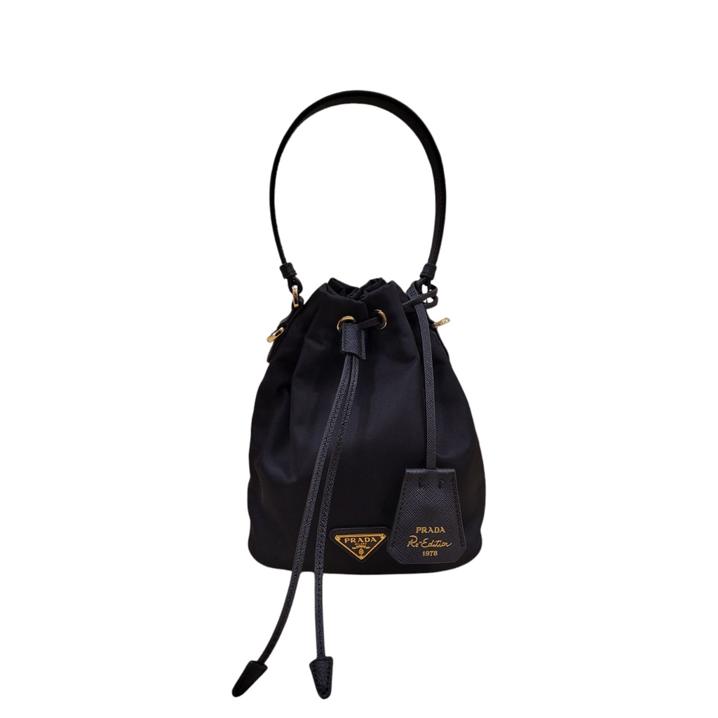 Prada Re-Edition 1978 Mini Re-Nylon Drawstring Bucket Bag