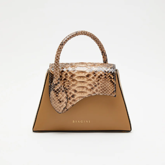 Biagini Sofia Handbag in Python