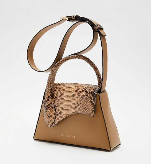 Biagini Sofia Handbag in Python