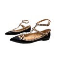 VALENTINO ROCKSTUD FLATS PATENT - Size 36
